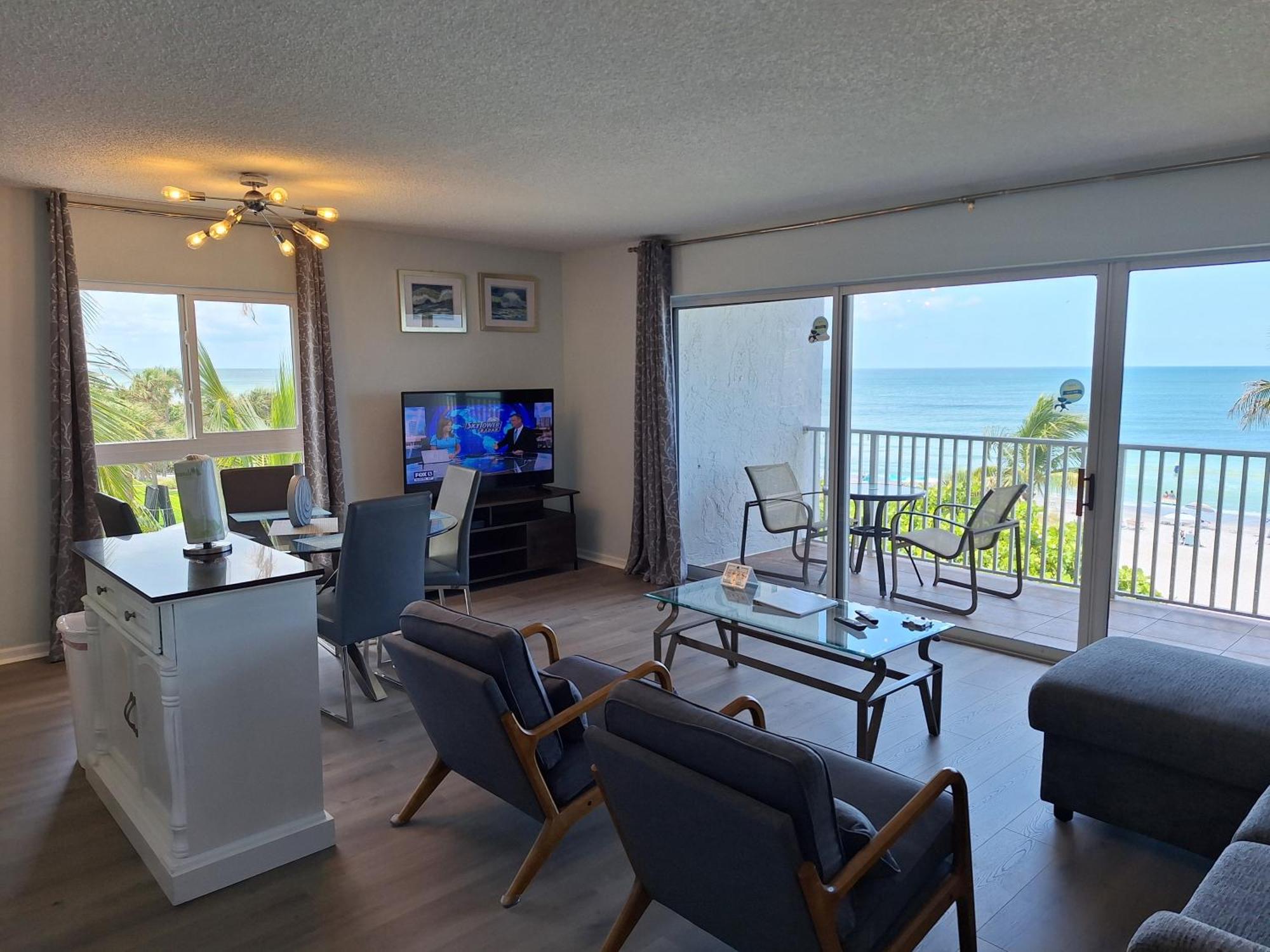 Amazing Panoramic Beach View And The Most Beautiful Sunset Longboat Key Luaran gambar